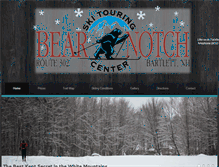 Tablet Screenshot of bearnotchskitouring.com